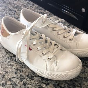 White Levi Shoes